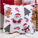 Ver imagem 2 de Almofada Cheia Natalina Papai Noel Boneco de Neve 43CMX43CM
