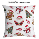 Ver imagem 4 de Almofada Cheia Natalina Papai Noel Boneco de Neve 43CMX43CM