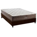 Ver imagem 1 de Cama Box Casal: Colchão Ortopédico D Angelis Anjos D28 / Ag65 Anjos Star + Base Crc Suede Brown (