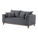 Ver imagem 1 de Sofá 4 Lugares Living M-46 Martins Veludo Grafite