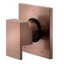 Ver imagem 1 de Acabamento Monocomando Base Deca para Chuveiro e Ducha Higiênica New Edge Cobre Escovado