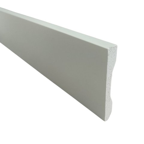 Rodapé Poliestireno Liso Lev101 Santa Luzia - 2,4mx10cm