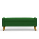 Ver imagem 1 de Recamier Bau Londres 1,20m Suede Verde - Clique Decor Clique Decorações