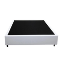 Ver imagem 2 de Cama Base Box Casal Sintético Branco 27x138x188 Rosana Colchões