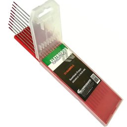 Conjunto de Eletrodos Tungstênio 3/32" 2% Tório com 10 Unidades - 12018512 - CARBOGRAFITE - 3