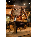 Ver imagem 2 de Churrasqueira Fogo de Chão para Costelão Móvel 3 Estacas Aço