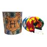 Kit Balde de Pipoca + Manta Harry Potter Casas Hogwarts - 1