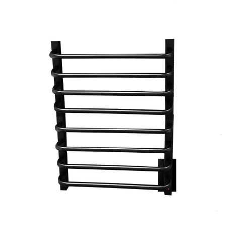 Toalheiro Térmico Grande Preto 220v Fio Oculto Esquerdo