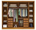 Ver mais imagens de Guarda Roupa Casal 6 Portas 8 Gavetas 270cm Portugal Yescasa Marrom/Cinamomo