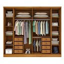 Ver mais imagens de Guarda Roupa Casal 6 Portas 8 Gavetas 270cm Portugal Yescasa