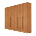 Ver imagem 4 de Guarda Roupa Casal 6 Portas 8 Gavetas 270cm Portugal Yescasa Marrom/Cinamomo