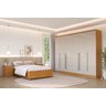 Guarda Roupa Casal 6 Portas 8 Gavetas 270cm Portugal Espresso Móveis   - 5