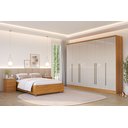 Ver imagem 6 de Guarda Roupa Casal 6 Portas 8 Gavetas 270cm Portugal Espresso Móveis