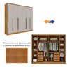 Guarda Roupa Casal 6 Portas 8 Gavetas 270cm Portugal Espresso Móveis   - 12