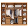 Guarda Roupa Casal 6 Portas 8 Gavetas 270cm Portugal Espresso Móveis   - 8