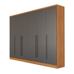 Guarda Roupa Casal 6 Portas 8 Gavetas Portugal Espresso Móveis - 13