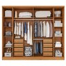 Guarda Roupa Casal 6 Portas 8 Gavetas Portugal Espresso Móveis - 14