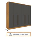 Ver imagem 7 de Guarda Roupa Casal 6 Portas 8 Gavetas Portugal Espresso Móveis