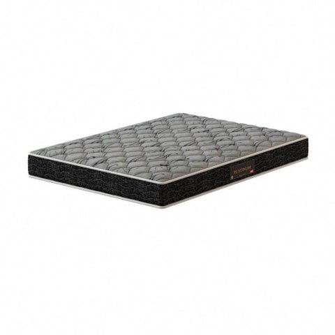 Colchão Queen Espuma D33 Platinum Prodormir 20cm Cinza/preto (158x198x20cm)