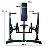 Supino Vertical Reto Máquina Articulada Chest Press Yangfit - 6