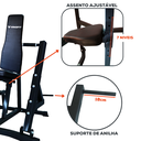 Ver imagem 5 de Supino Vertical Reto Máquina Articulada Chest Press Yangfit