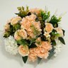 Arranjo De Flores Mix de Hortênsias e Rosas Vaso Cerâmica - 5