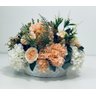 Arranjo De Flores Mix de Hortênsias e Rosas Vaso Cerâmica - 4