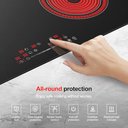 Ver imagem 6 de Cooktop Elétrico Amzchef 30" Embutido, 8400w, 5 Zonas e Controle Touch