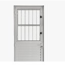 Ver imagem 2 de Porta de Alumínio Lambril 210x80cm Lado Direito Postigo Hale Esquadrias
