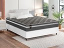 Ver imagem 1 de Conjunto Cama Box Espuma Miami Cinza Casal 138x188x62