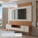 Ver imagem 5 de Rack com Painel para TV até 65 Polegadas 185cm x 187cm 100% MDF e Pés em Madeira Maciça Ares