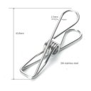 Ver imagem 6 de Mini Varal De  Roupas Intimas 100% Inox 20 Clipes