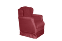 Ver imagem 4 de Puff e Poltrona Amamentação Balanço Quarto Baby Suede Bordo - Incasa Decor