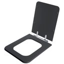 Ver imagem 4 de Tampa de Vaso Acrilico Square Cinza Escuro Quadrada