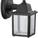 Ver imagem 4 de Kit 2 Arandelas Vintage Pretas Luminária Externa Parede Jardim E27 20w Dital