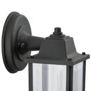 Ver imagem 2 de Kit 2 Arandelas Vintage Pretas Luminária Externa Parede Jardim E27 20w Dital