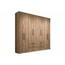 Ver imagem 2 de Guarda Roupa Casal 8 Portas e 6 Gavetas Master 8.6 Atacama - Santos Andirá