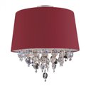 Ver imagem 1 de Plafon com Cristais Redondo 44cm São Paulo Bronzearte