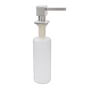 Dispenser Dosador Embutir Aço Inox Escovado Quadrado 300ml