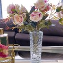 Ver imagem 4 de Conjunto 2 Vasos de Vidro Transparente para Flores de Mesa Decoração Interiores Sortidos Lyor