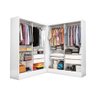 Closet Casal Duplo Dubai Premium 4 Gavetas Carioca Móveis - 2