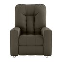 Ver imagem 4 de Poltrona do Papai Bean 82cm Reclinável Manual Suede Capuccino - Sallar Home
