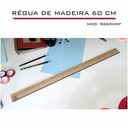 Ver imagem 1 de 10 Régua 60cm Madeira Modelagem Estilista Corte Costura FenX