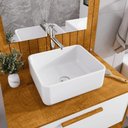 Ver imagem 5 de Conjunto Gabinete C/ Espelheira para Banheiro Zenit Naturalle/branco