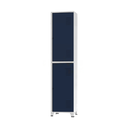 Ver imagem 1 de Roupeiro De Aço Insalubre 2 Portas Vestiário Nr 18/24 Locker Azul Marinho