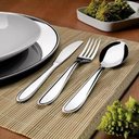 Ver imagem 2 de Conjunto 12 Colheres de Mesa Inox 19cm Brinox Lyon Sopas Caldos Sorvete