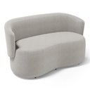 Ver imagem 1 de Poltrona Namoradeira Aisha 02 Lugares Orgânica Bouclê Bege - Desk Design