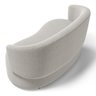Poltrona Namoradeira Aisha 02 Lugares Orgânica Bouclê Bege - Desk Design - 3