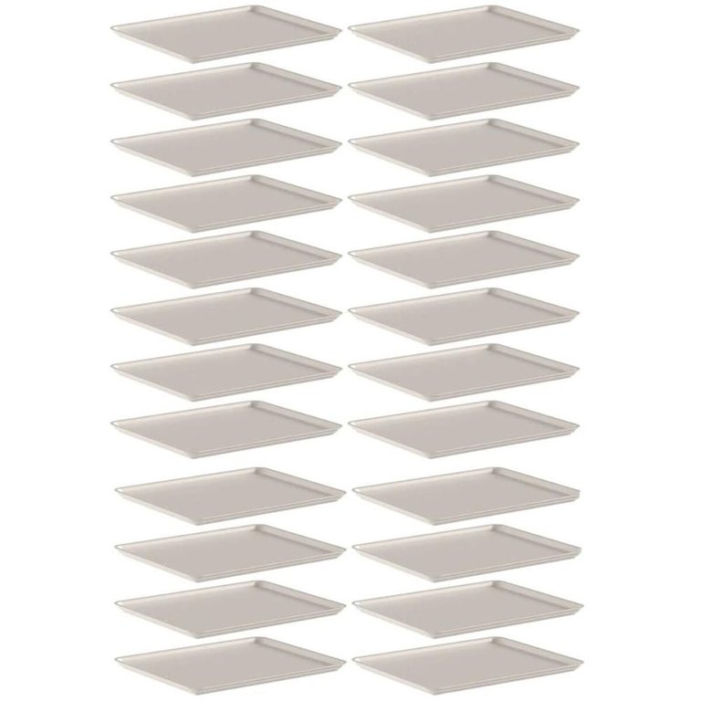 24 Bandejas Servir Restaurante 27x22cm ou Fast Food Lanchonete Hotel Buffet Self Service 24 Bandejas Servir Restaurante 27x22cm ou Fast Food Lanchonete Hotel Buffet Self Service