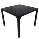 Ver imagem 1 de Mesa Quadrada Haiti 80cm Tampo Ripado em Alumínio Cozinha Edícula Trama Original